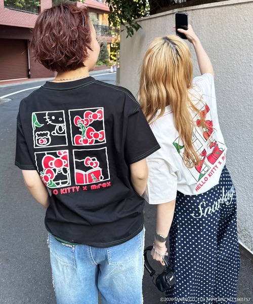 DOUBLE NAME（ダブルネーム） tシャツ 半袖 「m:rex」ハローキティ