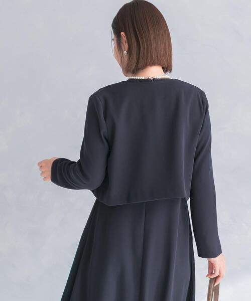 セレモニースーツ スーツ kaene シフォンフリルジャケット レディース