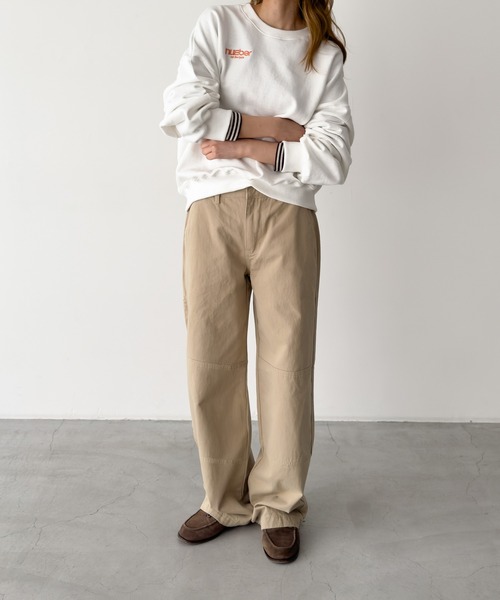 「CANAL JEAN」 「Lakey Park」チノパンツ MEDIUM ブラック レディースの画像