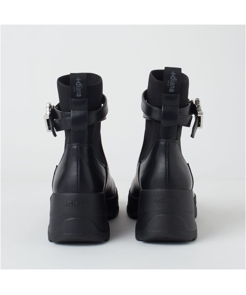 「+diana」 ショートブーツ 21.5cm ブラック レディース_画像9