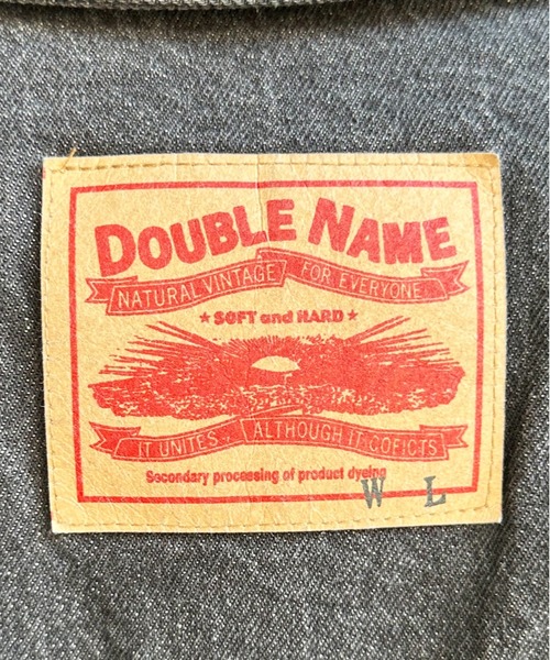 「DOUBLE NAME」 デニムジャケット FREE カーキ レディース_画像9