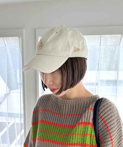 「NEW ERA」 キャップ ONE SIZE アイボリー レディース_画像4