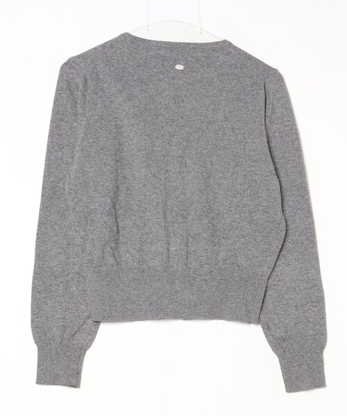 「GENERAL IDEA」 ニットカーディガン S グレー レディース_画像2