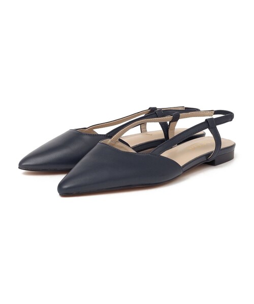 「FAEDA」 フラットサンダル 38 ネイビー レディース_画像3