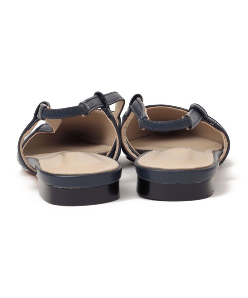 「FAEDA」 フラットサンダル 38 ネイビー レディース_画像6