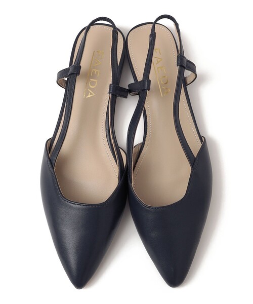 「FAEDA」 フラットサンダル 38 ネイビー レディース_画像7