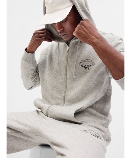 GAP（ギャップ） ジップアップパーカー X-LARGE グレー メンズ