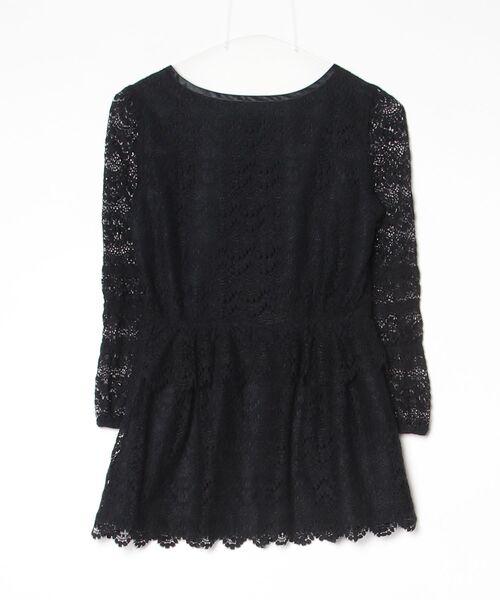 「CYNTHIA ROWLEY」 レース長袖ブラウス 2 ブラック レディース_画像2