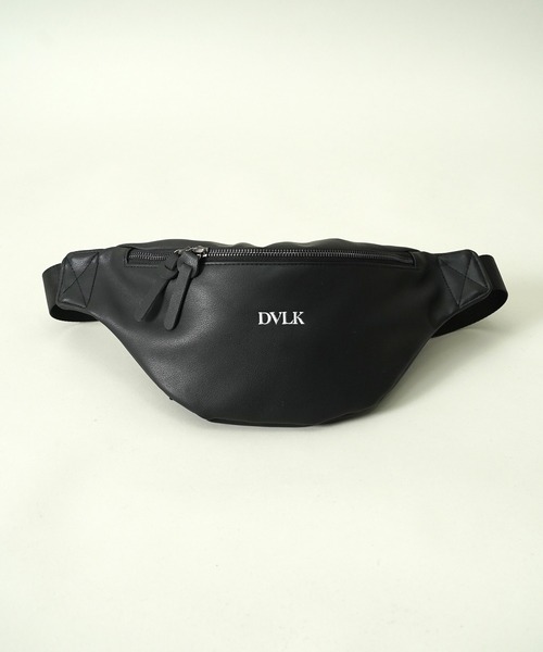 ボディバッグ・ウエストポーチ ブラック ロゴ DEVILOCK（デビロック） ウエストポーチ DEVILOCK LOGO BODY BAG