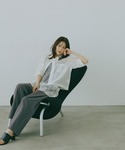 ブラウス シャツ 夏 半袖 シルキータッチシア...の詳細画像1