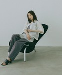 ブラウス シャツ 夏 半袖 シルキータッチシア...の詳細画像2
