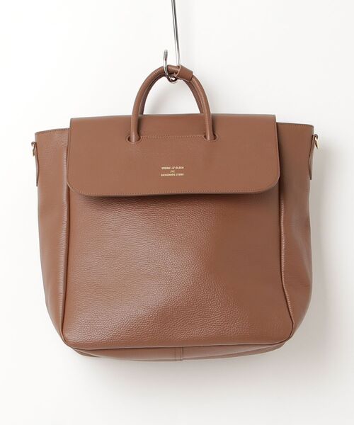 トートバッグ 「YOUNG＆OLSEN」ヤングアンドオルセン/  EMBOSSED LEATHER TOTE M レディース メンズの画像