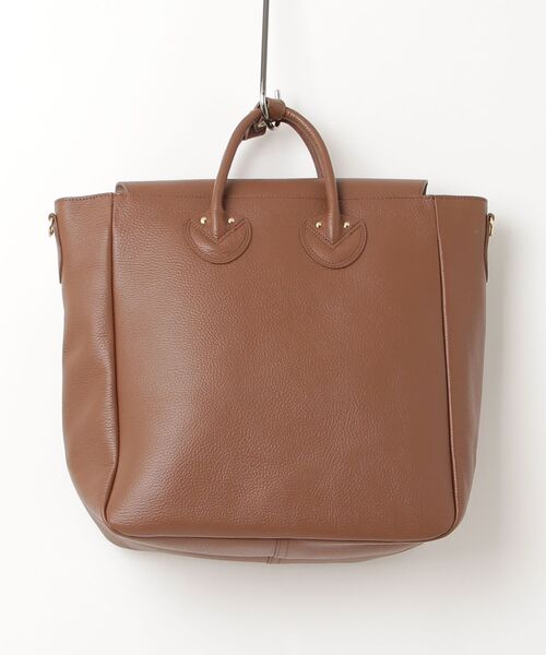 トートバッグ 「YOUNG＆OLSEN」ヤングアンドオルセン/  EMBOSSED LEATHER TOTE M レディース メンズの画像