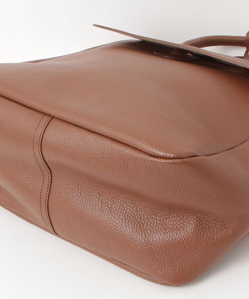 トートバッグ 「YOUNG＆OLSEN」ヤングアンドオルセン/  EMBOSSED LEATHER TOTE M レディース メンズの画像