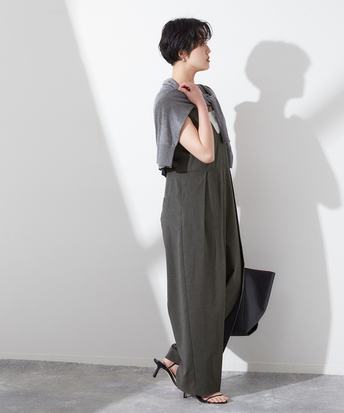 「journal standard L'essage」 オーバーオール FREE グレー レディース_画像9