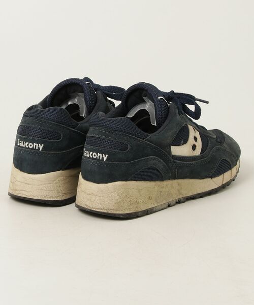 「Saucony」 ローカットスニーカー 38 ネイビー メンズ_画像2