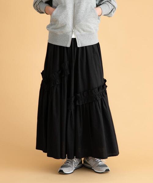 「URBAN RESEARCH Sonny Label」 ロングスカート FREE ブラック レディース_画像2