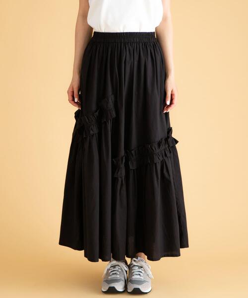 「URBAN RESEARCH Sonny Label」 ロングスカート FREE ブラック レディース_画像9
