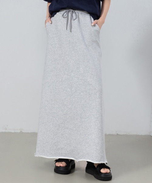 「DAY CLOSET」 ロングスカート M グレー レディース_画像2