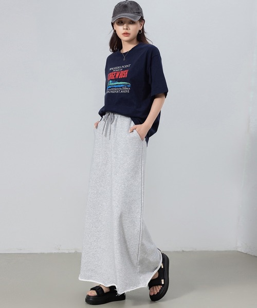 「DAY CLOSET」 ロングスカート M グレー レディース_画像5