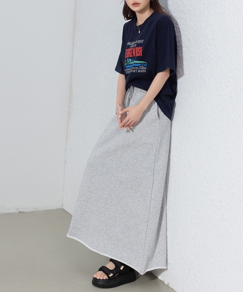 「DAY CLOSET」 ロングスカート M グレー レディース_画像7