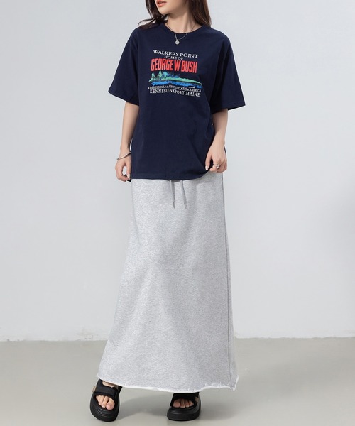 「DAY CLOSET」 ロングスカート M グレー レディース_画像8