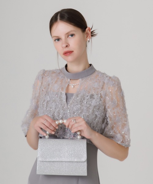 「Leja」 2WAYバッグ FREE シルバー レディース_画像5
