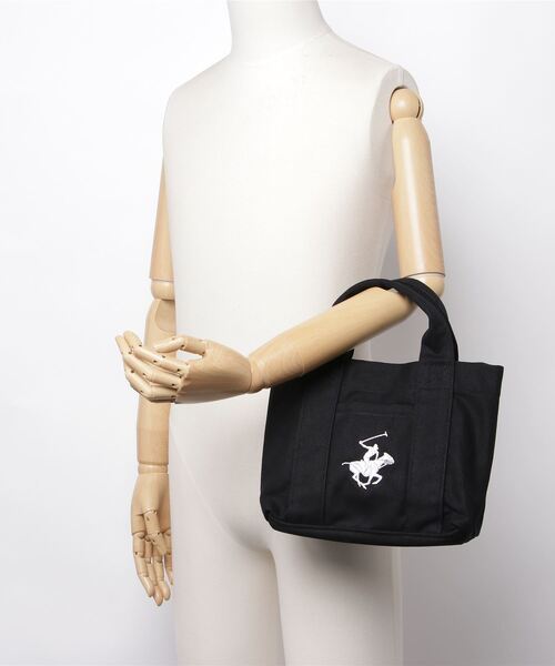 「BEVERLY HILLS POLO CLUB」 トートバッグ FREE ブラック レディース_画像5