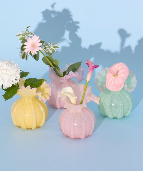 花瓶 ガラス 青の商品一覧 通販 - Yahoo!ショッピング