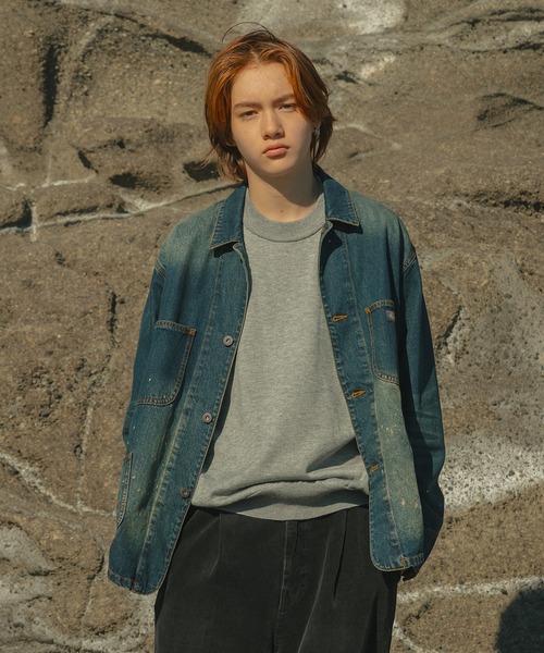 「WETTEMPT」 デニムジャケット MEDIUM ブルー メンズ_画像3