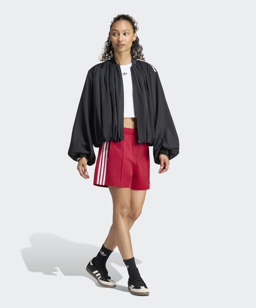 adidas（アディダス） ジャージ サテン プリーツ トラックトップ