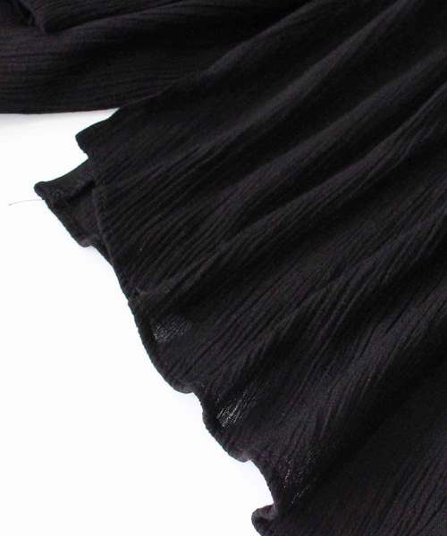 Dim Moire キャミオフショルT【black】 DimMoire【ディムモアール】キャミオフショルT/Black