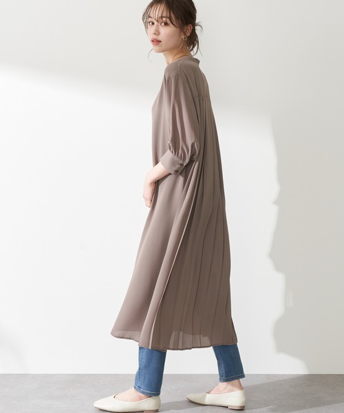 ワンピース ギフト プレゼント ご褒美 バックプリーツワンピース