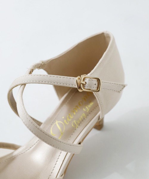 niana（ニアナ） パンプス クロスストラップパーティーパンプス