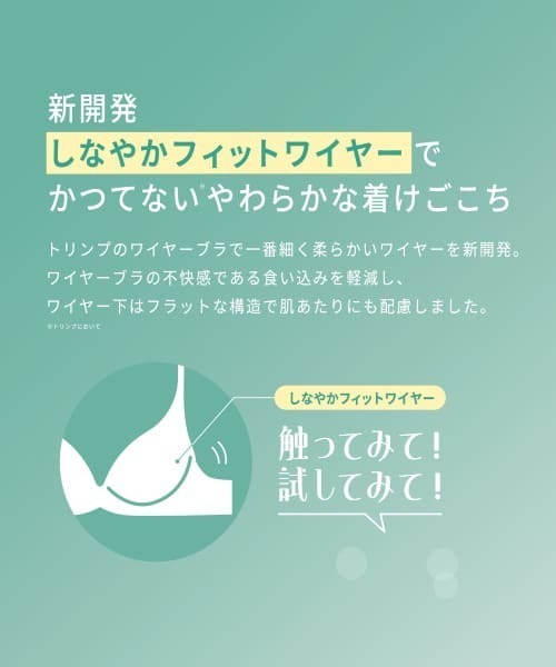 Triumph（トリンプ） ブラジャー 癒しのブラ571 ブラジャー「D，E