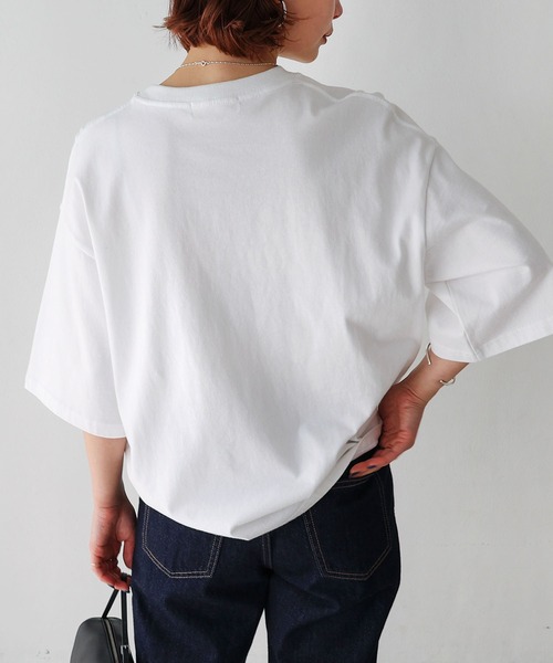 【 JEANS】★オーバーサイズピットテリーTシャツ★正規品☆ 8オンス ヘビーウェイト オーバーサイズヘンリーネックTシャツ