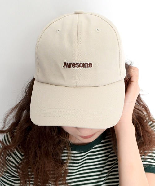 キャップ 帽子 ロゴ刺繍キャップ レディース メンズ : ZOZOTOWN Yahoo