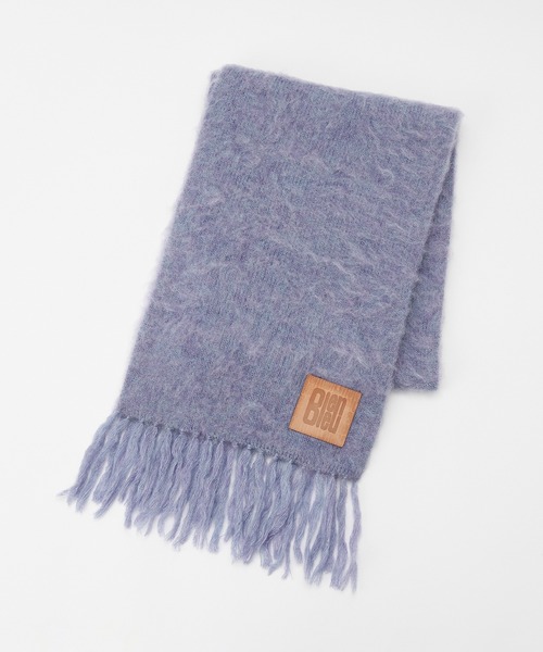 LANVIN en Bleu マフラー ストライプ柄 - 小物