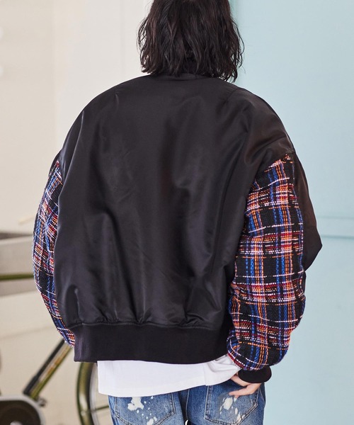 ADAM PATEK（アダムパテック） ma1 ma-1 mj9450-tweed check switch MA