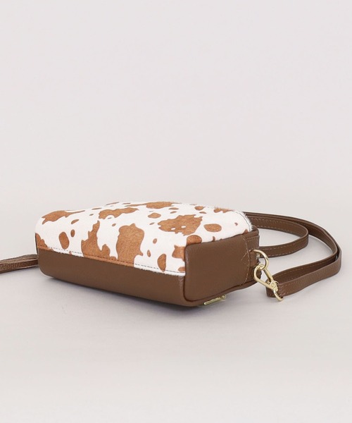 ♡【新品】COLIBRI•BAG コリブリ　ショルダーバッグ　ハンドバッグ　本革 COOCO ショルダーバッグ バッグ アニマル柄ホースヘア