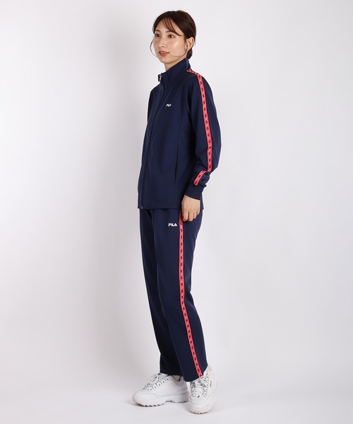 FILA（フィラ） ジャージ スムースジャージ テープ付き ジャージ