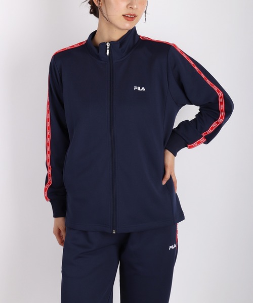FILA ネイビー レースウェアセット VL2297 VL1928 FILA（フィラ） セットアップジャージ M ネイビー レディース