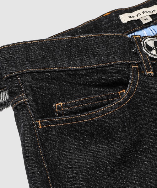 Meryll Rogge（メリル ロッゲ） スカート DENIM WRAP MINI SKIRT W