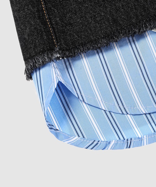 MERYLL ROGGE メリルロッゲ デニム パンツ風 スカート 38 Meryll Rogge（メリル ロッゲ） スカート DENIM WRAP MINI SKIRT W