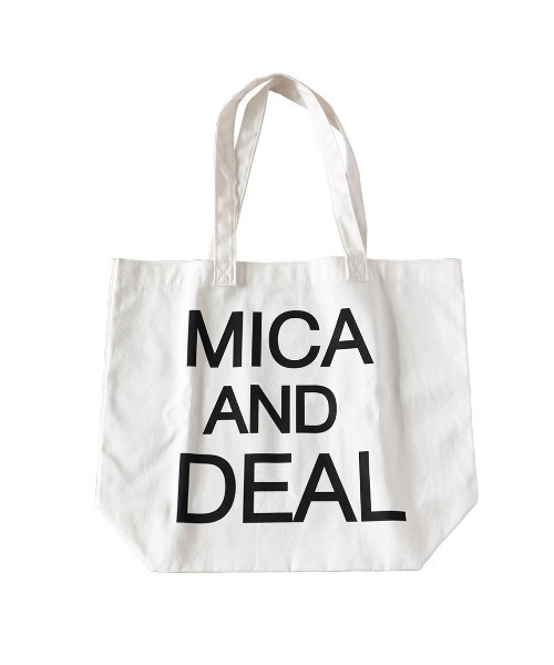 MICA&DEALロゴコットントートバッグ MICA&DEALロゴコットンバッグ（トートバッグ）｜MICA&DEAL