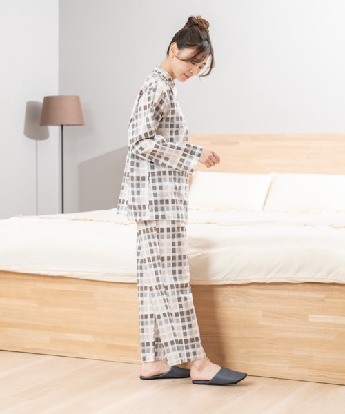 DAKS（ダックス） パジャマ ルームウェア 「DAKS」リップルプリント