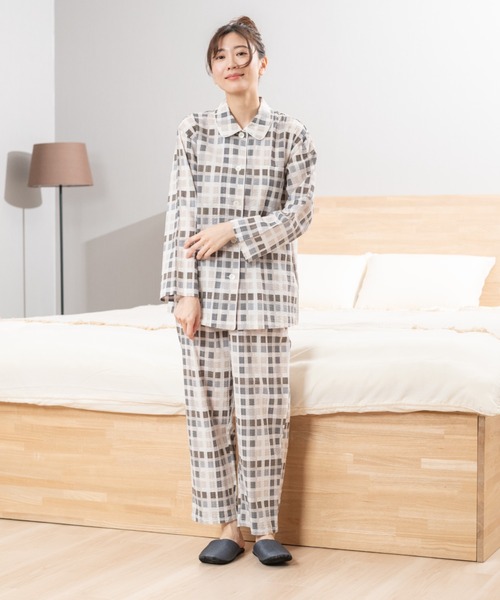 DAKS（ダックス） パジャマ ルームウェア 「DAKS」リップルプリント