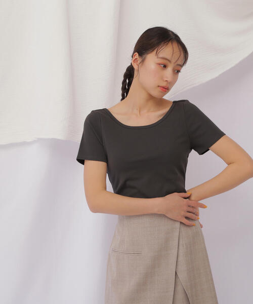 tシャツ 「JILL by BASIC」カップ付きTシャツ レディース JILL by STUART tシャツ 「JILL BASIC」カップ付きTシャツ