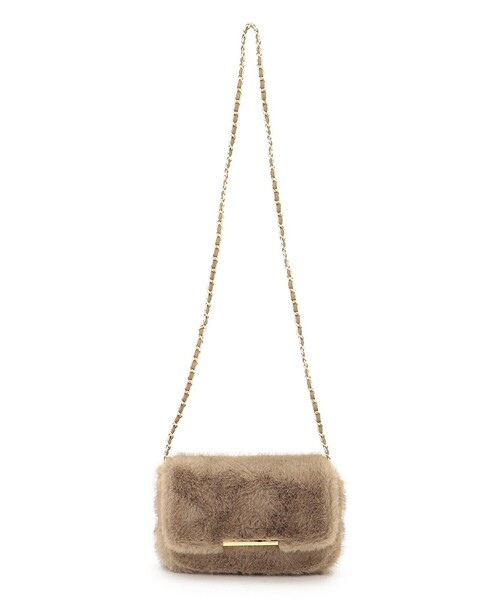 23区（ニジュウサンク） ショルダーバッグ バッグ フェイクファー 