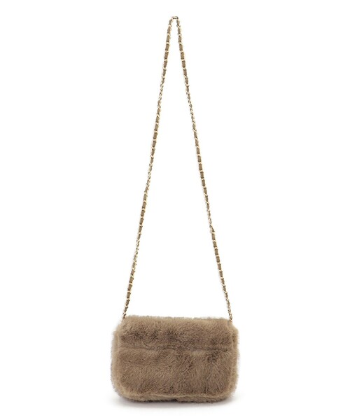 23区（ニジュウサンク） ショルダーバッグ バッグ フェイクファー 